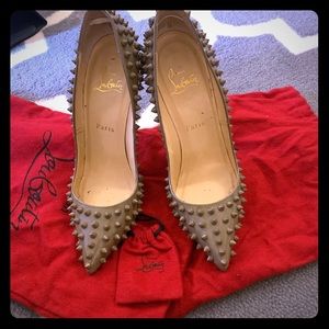 Christian Louboutin pigalle spikes 120mm, size 37